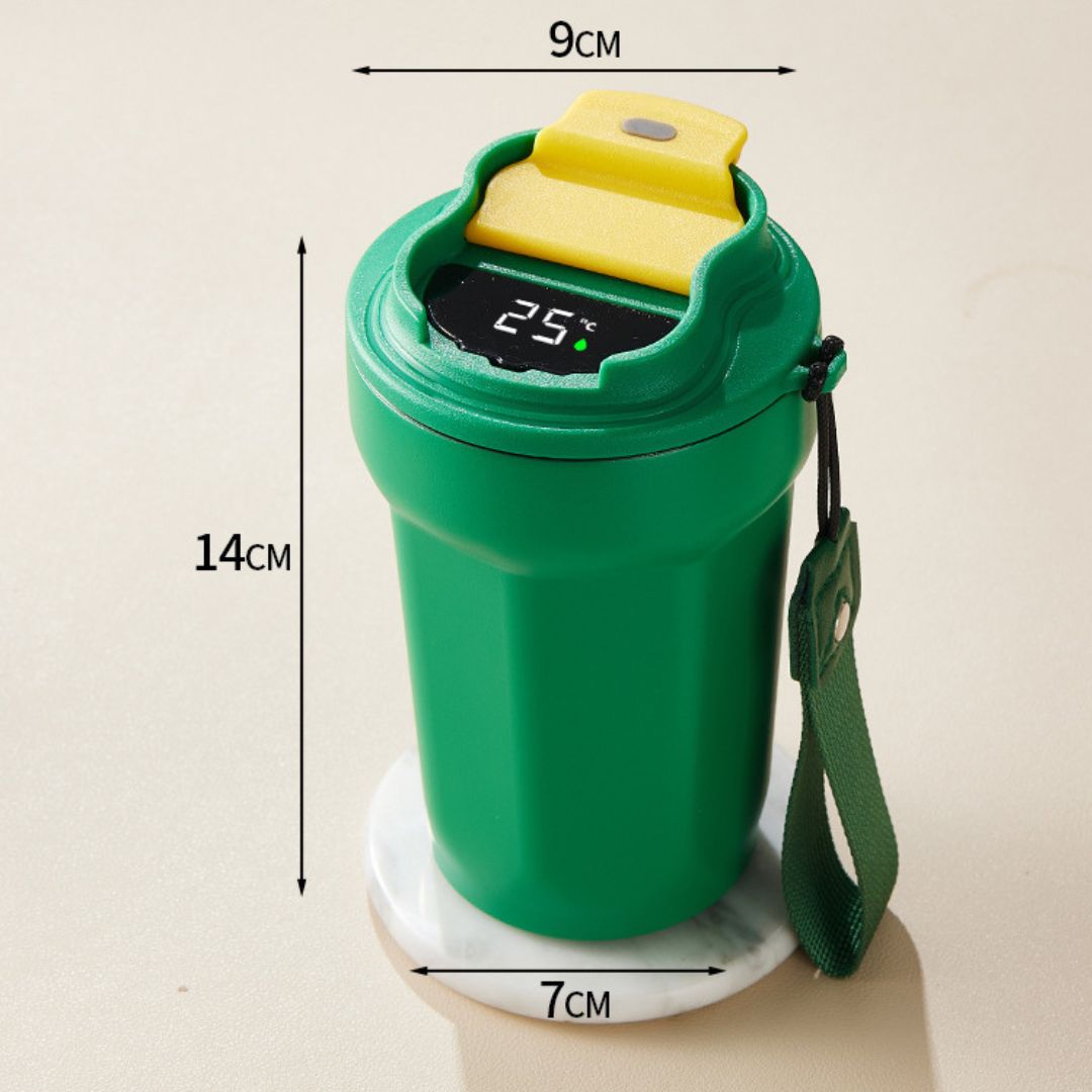 BowLift | Stainless Steel Coffee Mug with LED Temperature Display 450 ML