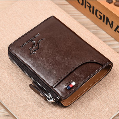 Skanto | RFID Blocking Men's Genuine Leather Wallet