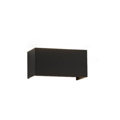 Modern Outdoor Waterproof Rectangular LED Up and Down Illuminated Outdoor Wall Sconce Lamp | Kalsten