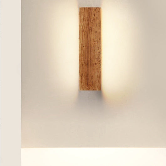 Skanto | OakBeam | Minimalist Solid Wood LED Wall Lamp