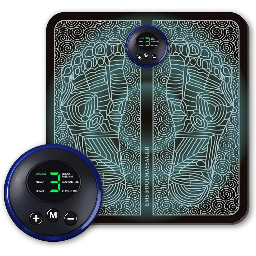 Skanto | EMS Foot Massage Pad with Adjustable Intensity for Pain Relief and Relaxation at Home