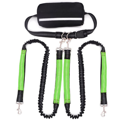 Skanto | Hands-Free Dog Leash with Zipper Pocket