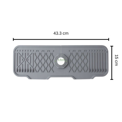 BowLift | Aqua Slope Rubber Faucet Sink Mat