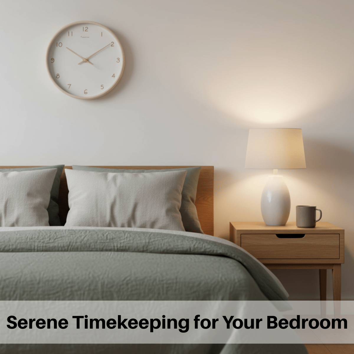 Skanto | Analog Wooden Wall Clock with Silent Movement