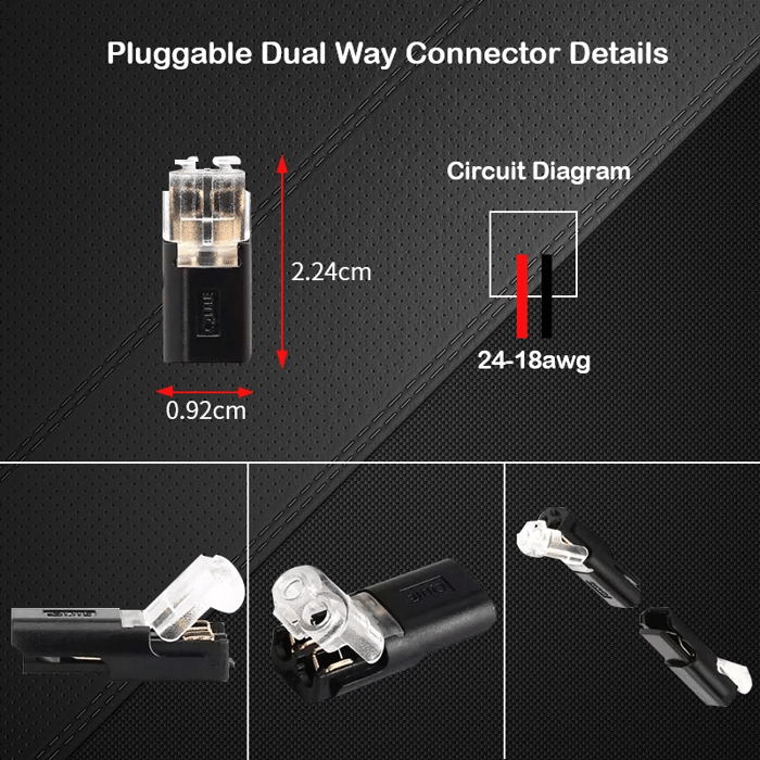 Skanto | Double Wire Push-in Connector with Locking Lever