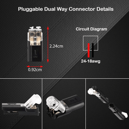 Skanto | Double Wire Push-in Connector with Locking Lever