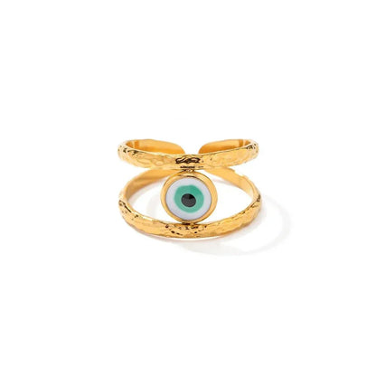 BowLift | 18k Bohemian Evil Eye Rings