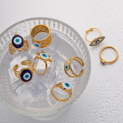 BowLift | 18k Bohemian Evil Eye Rings