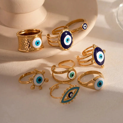 BowLift | 18k Bohemian Evil Eye Rings