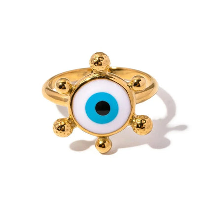 BowLift | 18k Bohemian Evil Eye Rings