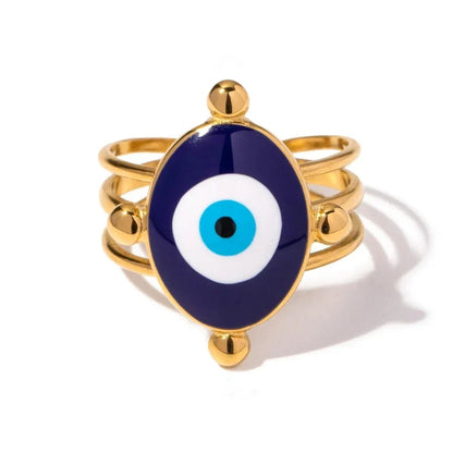 BowLift | 18k Bohemian Evil Eye Rings