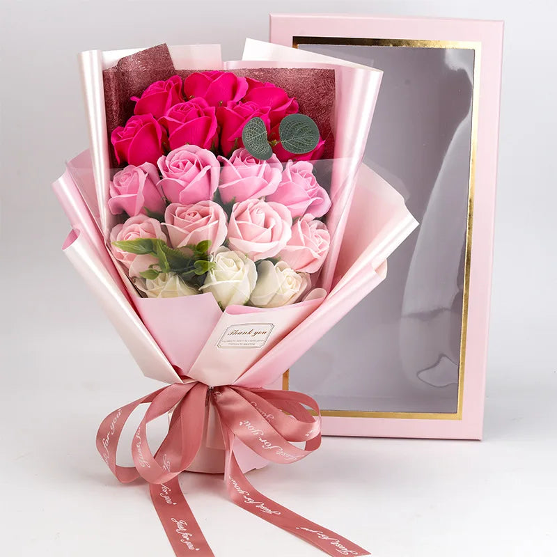 BowLift | Romantic Soap Rose Bouquet Gift for Valentine’s Day