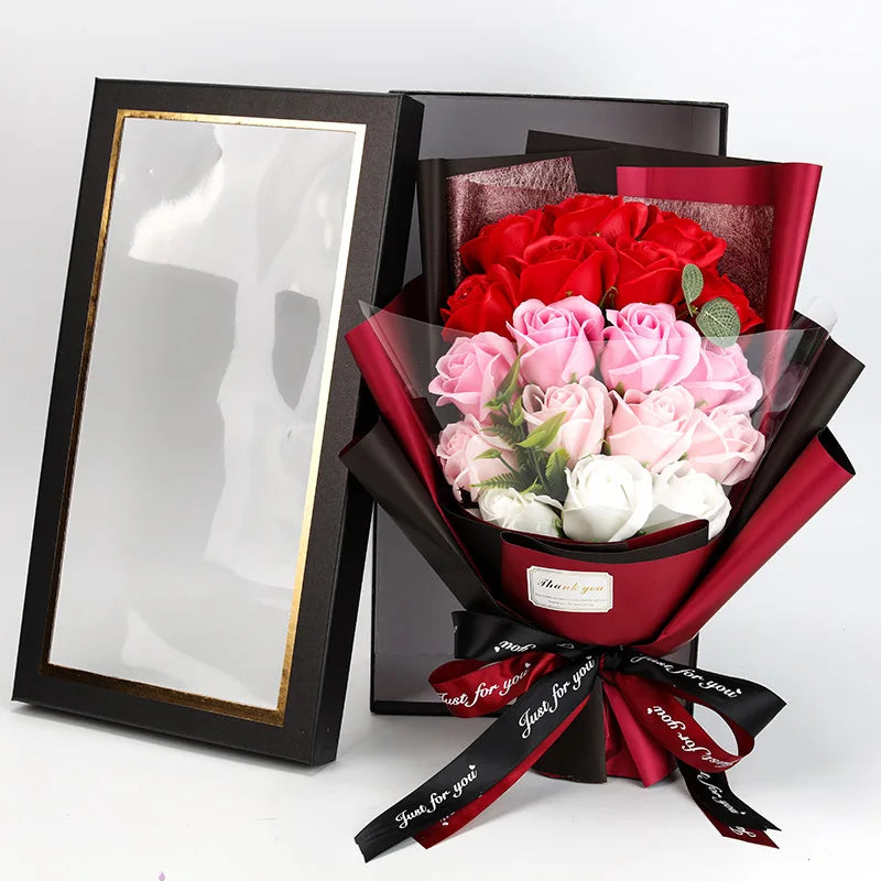 BowLift | Romantic Soap Rose Bouquet Gift for Valentine’s Day