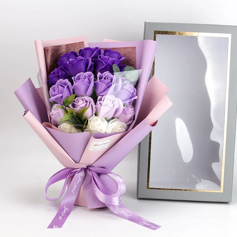 BowLift | Romantic Soap Rose Bouquet Gift for Valentine’s Day
