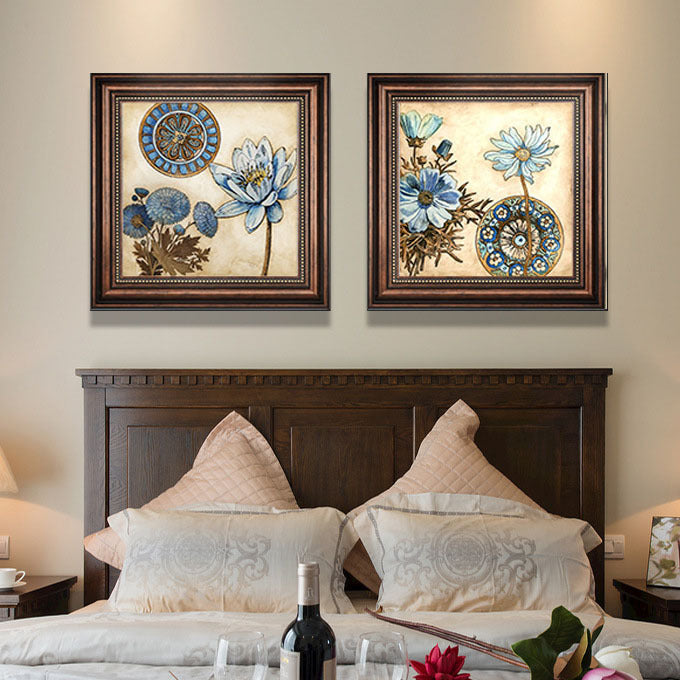 Elegant English-Decorated Flower Art