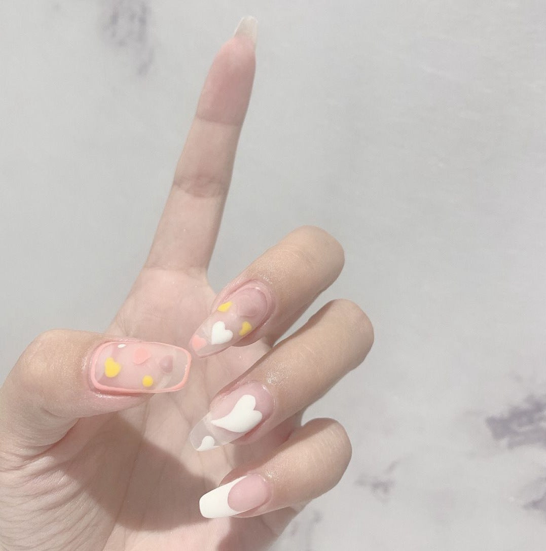Decorative Heart Nail Art Tips Acalora