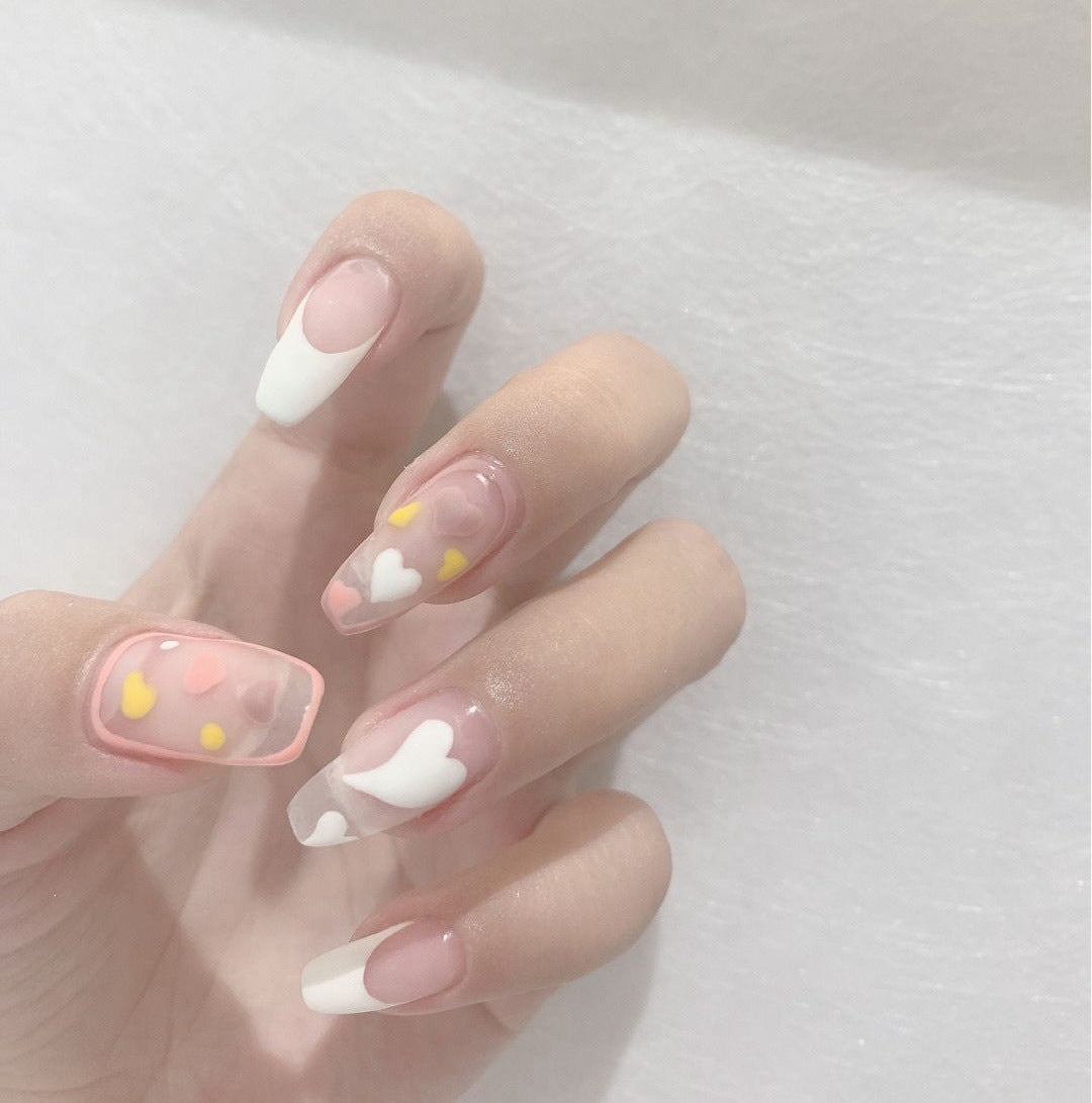 Decorative Heart Nail Art Tips Acalora