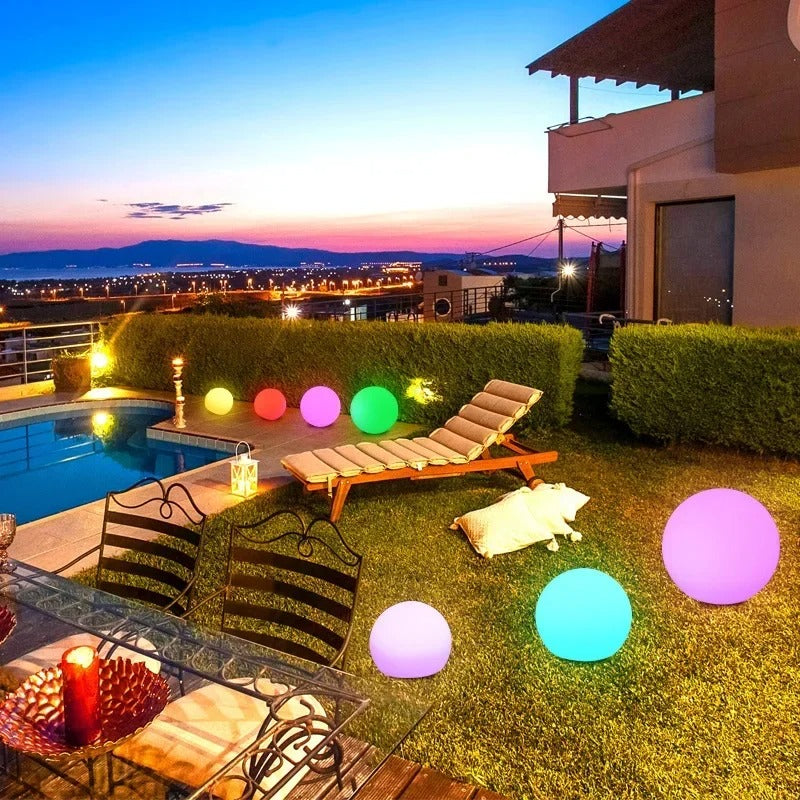 BowLift | Waterproof Solar-Garden Ball Lamps – RGB LED Lighting for Outdoors