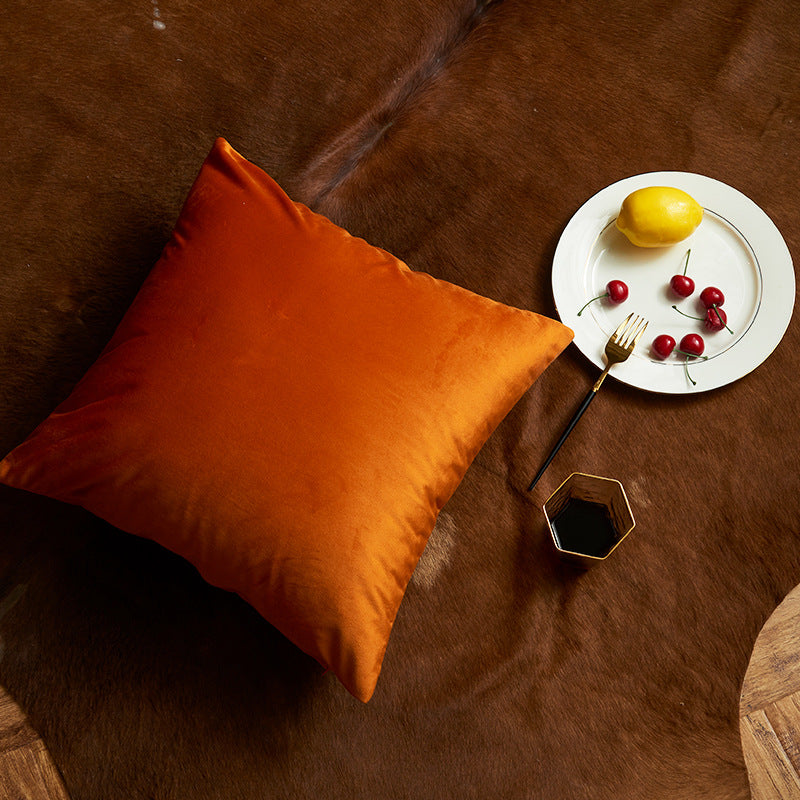 Plush Velvet Square Cushion