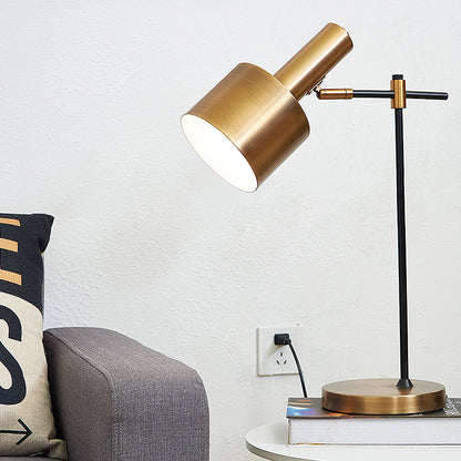 Modern Table Lamp with Adjustable Shade