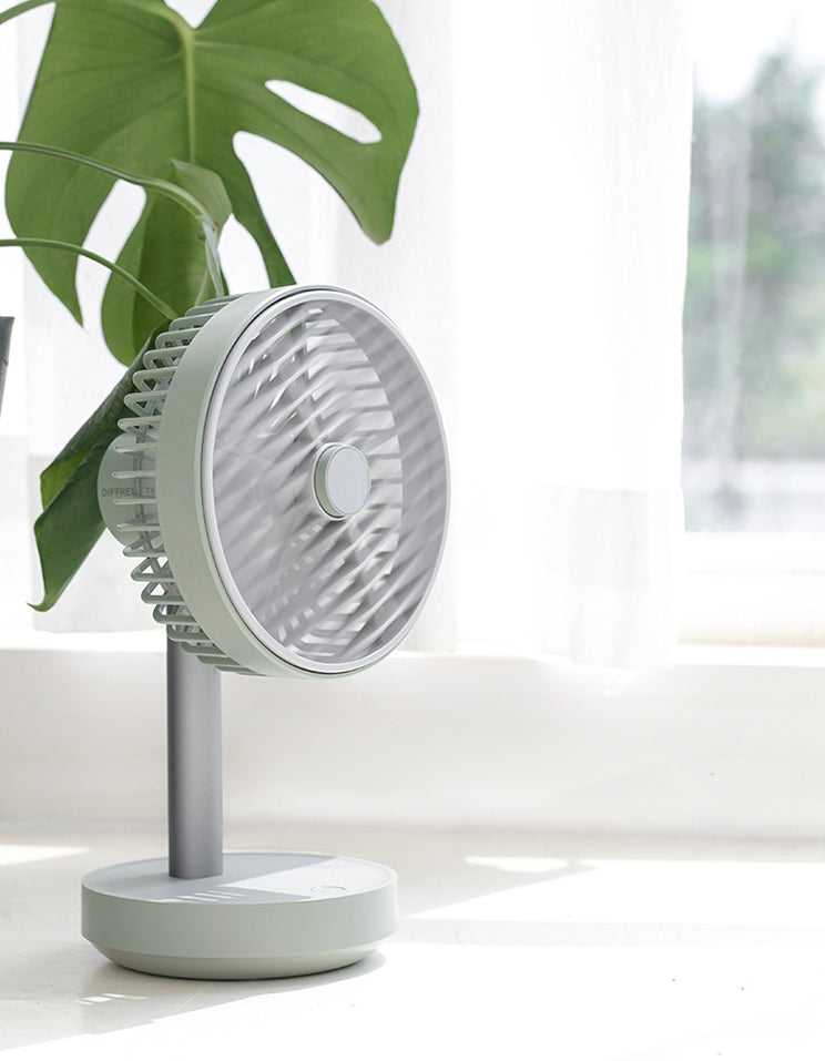 Wireless rotating Hooded & oscillating Desktop Fan, super quiet, super cool | Brehn