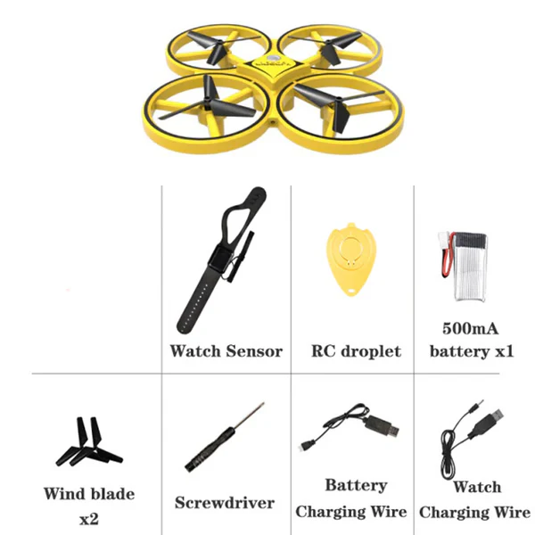 Skanto | Hand-Controlled Drone with LED Lights and Gesture Control