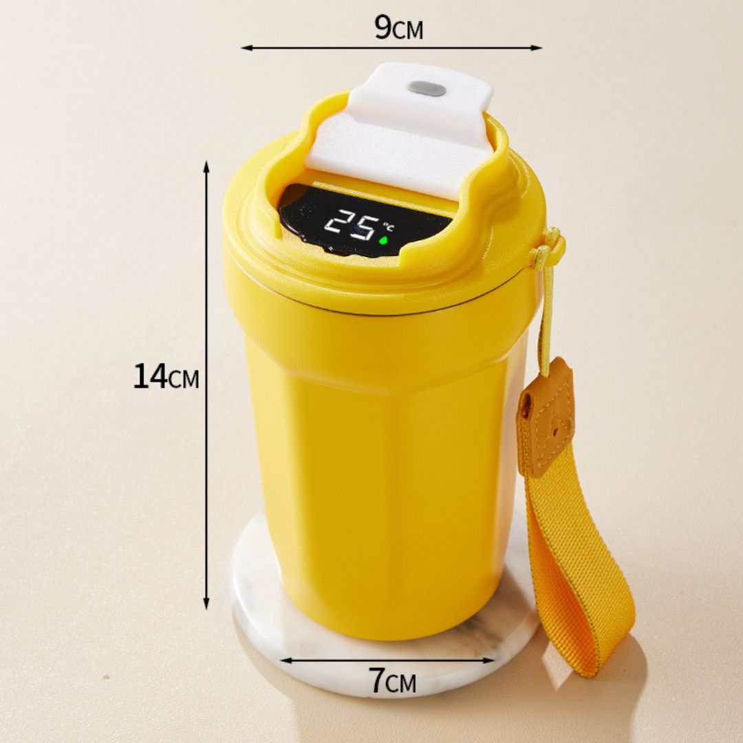 BowLift | Stainless Steel Coffee Mug with LED Temperature Display 450 ML