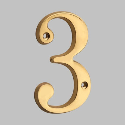 Skanto | Traditional House Numbers Made of Solid Brass