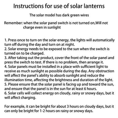 BowLift | Modern Art Deco Solar Waterproof Fabric Lantern Ball LED String Lights Outdoor Landscape Lights For Outdoor Patio