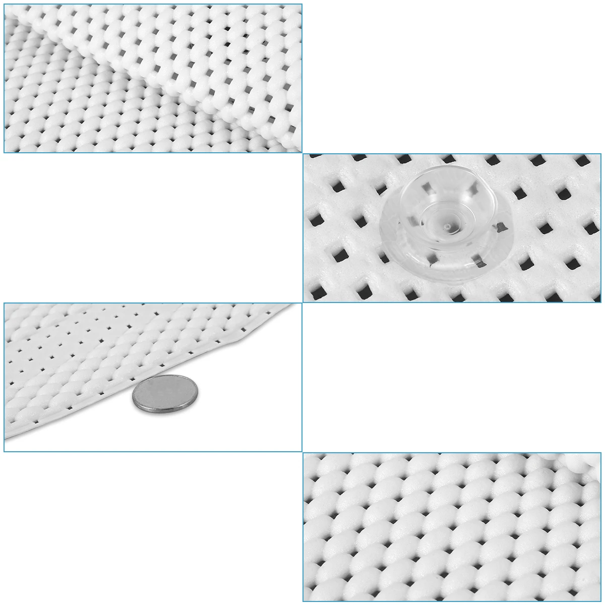 HydroComfort Non-Slip Bathtub Mat with Pillow Bowlift