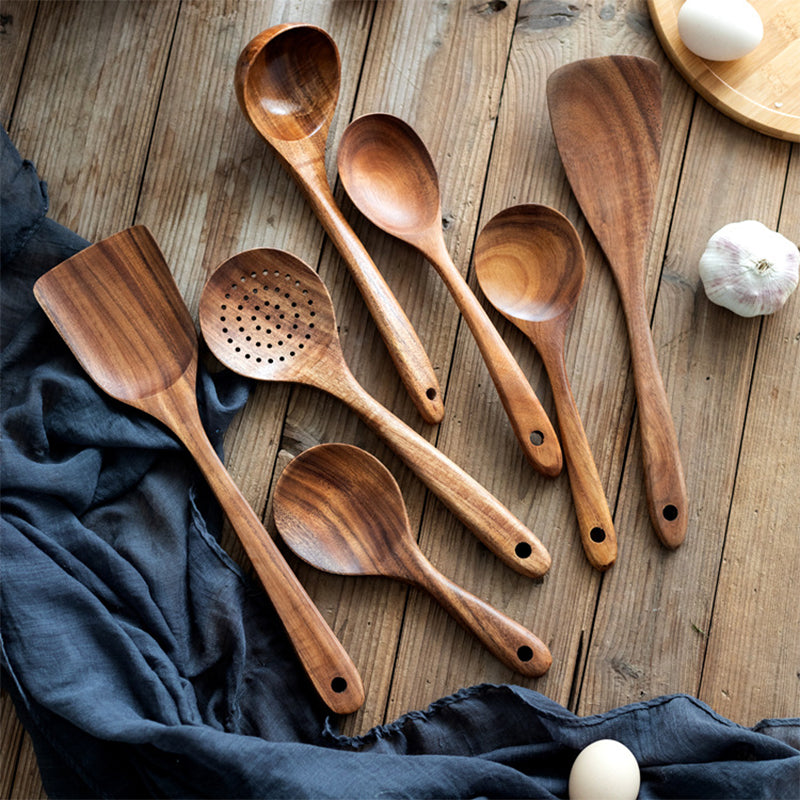 Teak Wood Cutlery Set | Bowlift