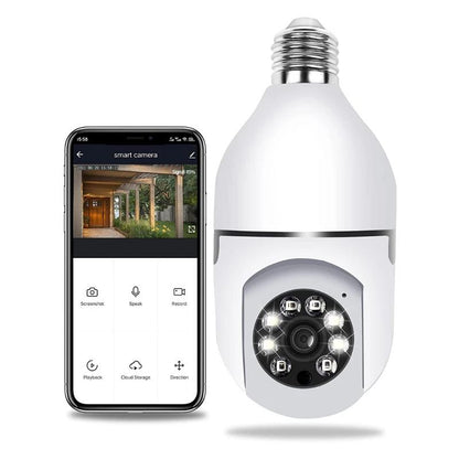 Intelligent wireless WiFi full-color camera with light bulb | Brehn