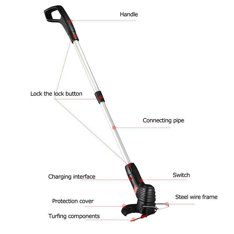 Portable Smart Wireless Electric Lawn Mower/Trimmer & Edger | Skanto