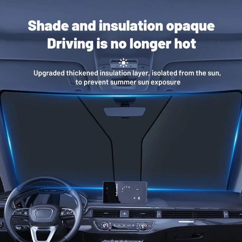 Windshield Sunshade Foldable Sunshade | Bowlift
