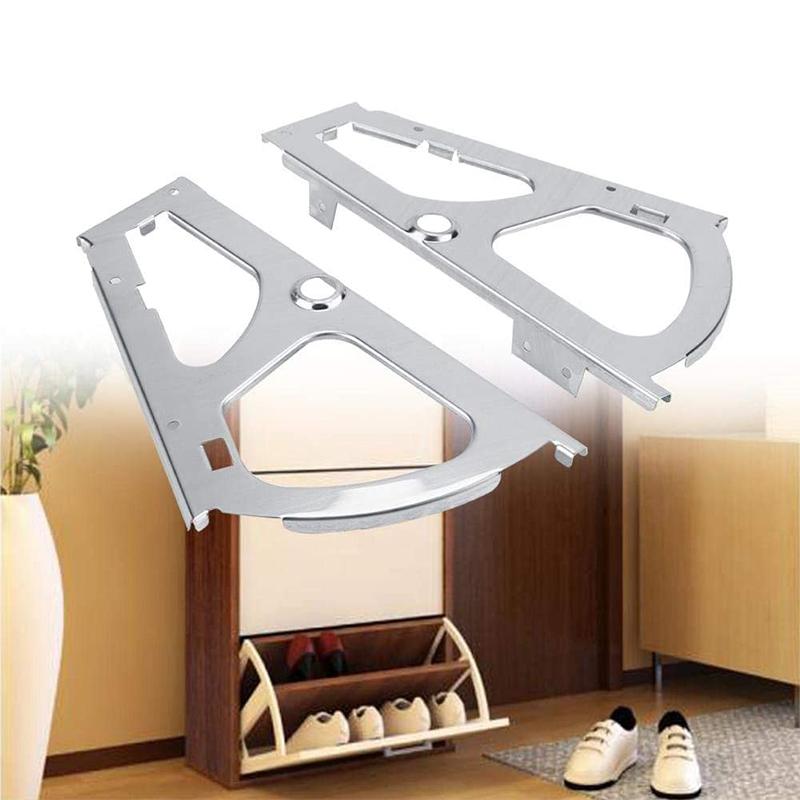 Hinges for shoe cabinet, folding frame