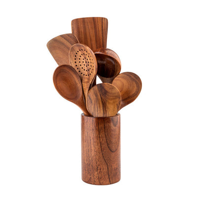 Teak Wood Cutlery Set | Norvo