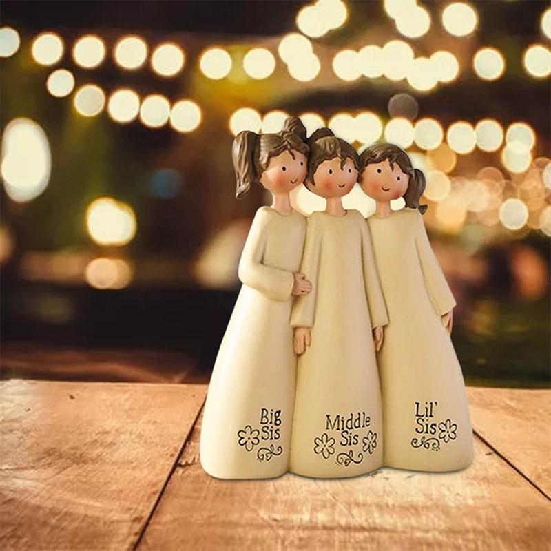 Skanto | Friendship Celebration Gift Statue - Hand-Painted Sculpture Ornament