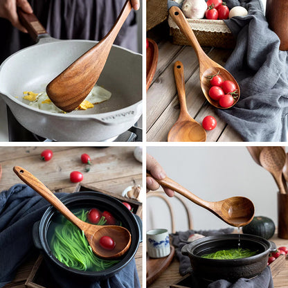 Teak Wood Cutlery Set | Bowlift