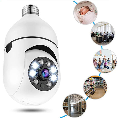 Intelligent wireless WiFi full-color camera with light bulb | Brehn