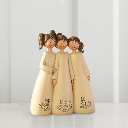 Skanto | Friendship Celebration Gift Statue - Hand-Painted Sculpture Ornament