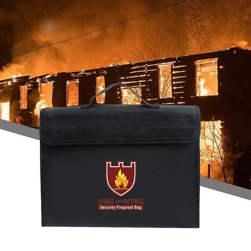 Fireproof and water-repellent document bag