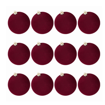 Brehn | Velvet Christmas ornaments. 12 pieces