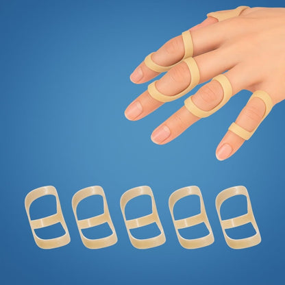 8 Ring Splint – Pain Relief Stability – Waterproof Plastic – Daily Use for Finger Strain Skanto