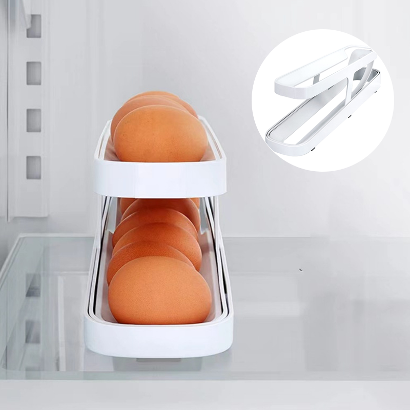 BowLift | Automatic Scrolling Egg Rack Holder Storage Box