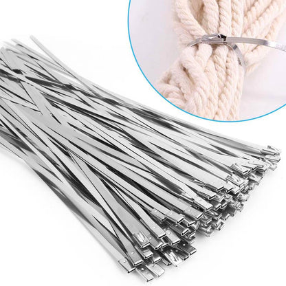 Multi-purpose metal cable ties (100 PIECES) | Karnz