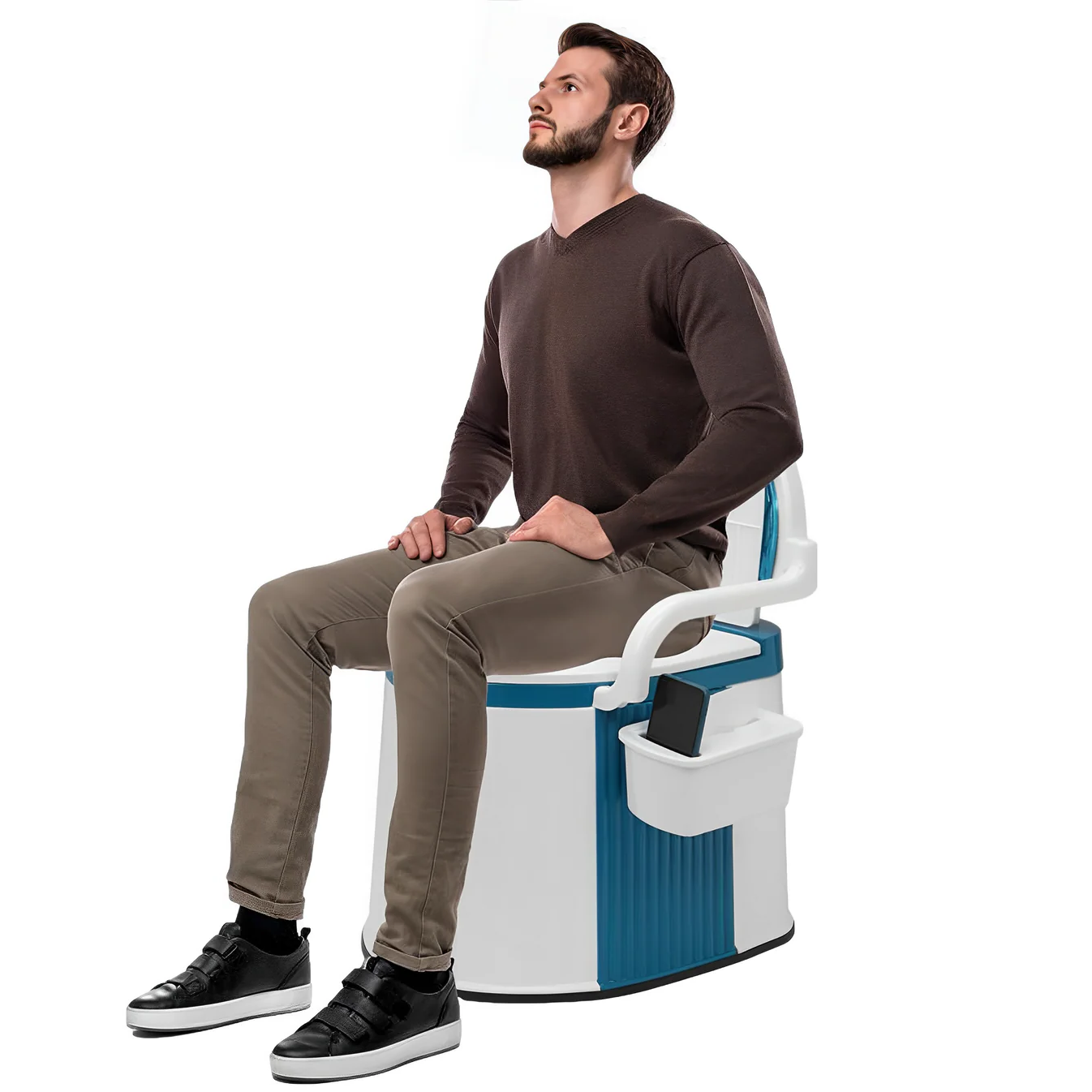 Portable Outdoor and Indoor Toilet for Adults and Seniors