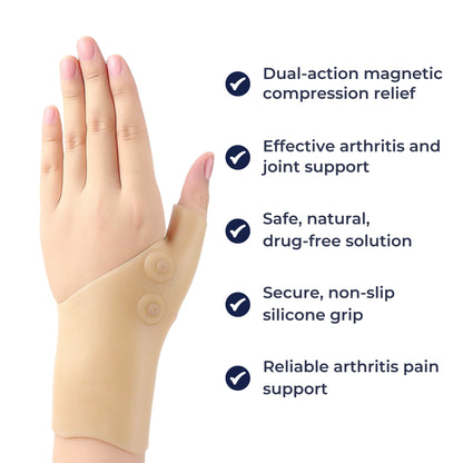 Pain Relief + Compression – Non-Slip Silicone – Arthritis & Joint Support for Everyday Comfort Skanto