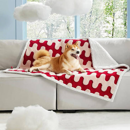 Skanto | Flocket Waterproof Multi-Functional Sherpa Dog Blanket