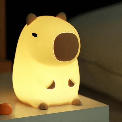 Garduru2024 Capybara Silicone Night Light | Soft & Kid-Friendly | Perfect Gift for Boys and Girls