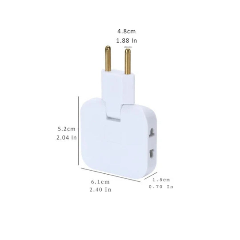 FlexiPlug – Ultra-thin 180° rotatable power strip with multiple sockets Bowlift